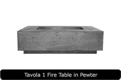 Prism Hardscapes Tavola 1 Rectangle 56in Gas Fire Table