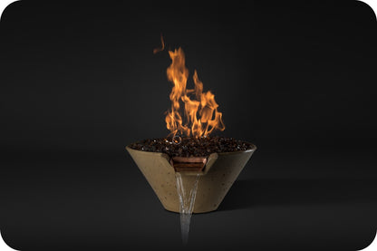 Slick Rock Cascade Round Gas Fire & Water Bowl
