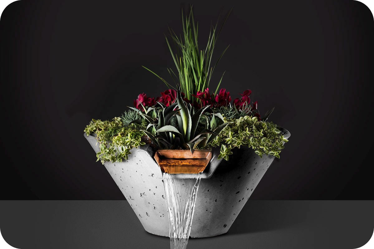 Slick Rock Cascade Round Fire & Water Bowl
