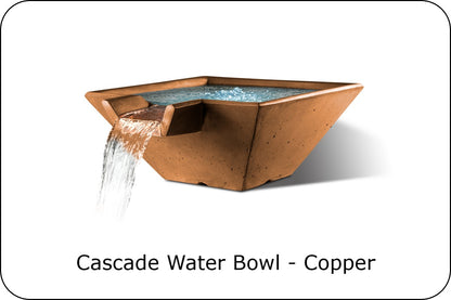 Slick Rock Cascade Square Water Bowl