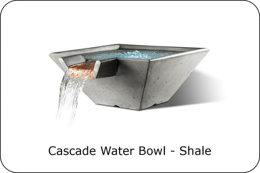 Slick Rock Cascade Square Fire & Water Bowl