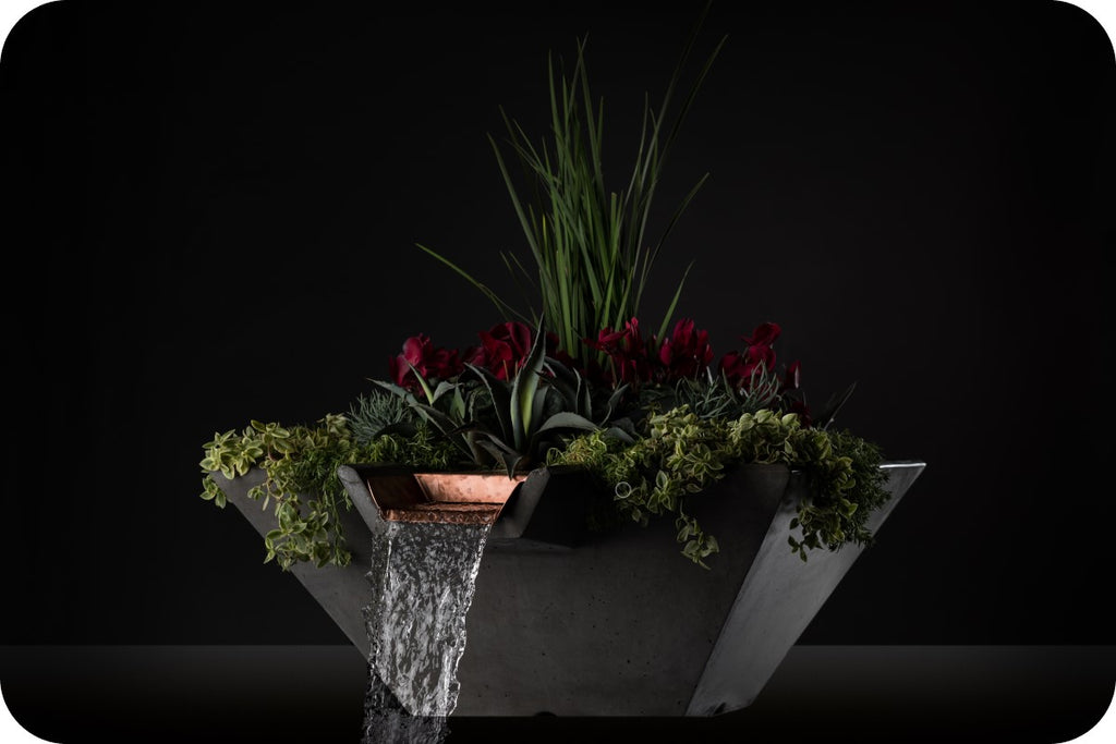 Slick Rock Cascade Round Fire & Water Bowl