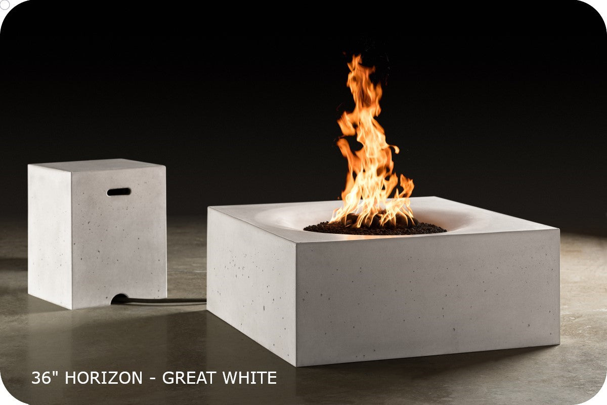 Slick Rock Horizon Square Gas Fire Table