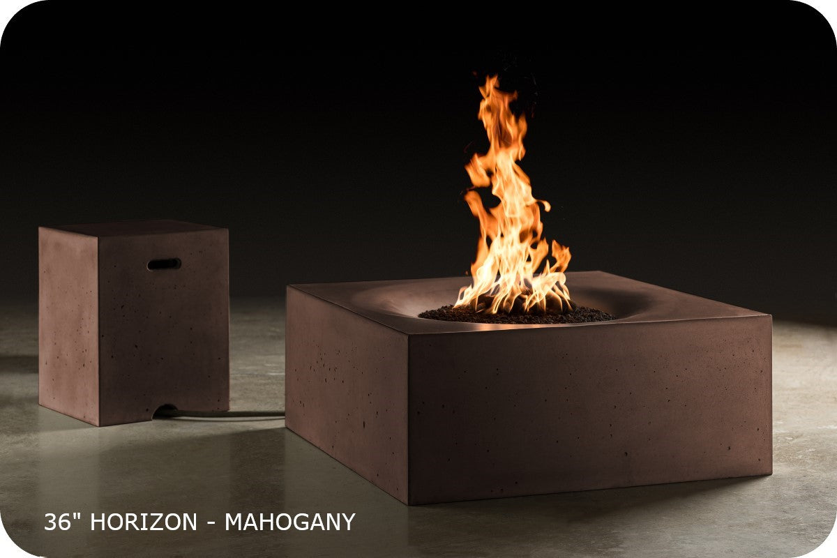 Slick Rock Horizon Square Gas Fire Table
