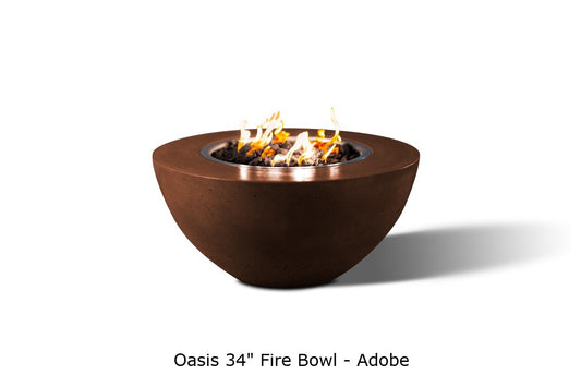 Slick Rock Oasis Round Gas Fire Bowl