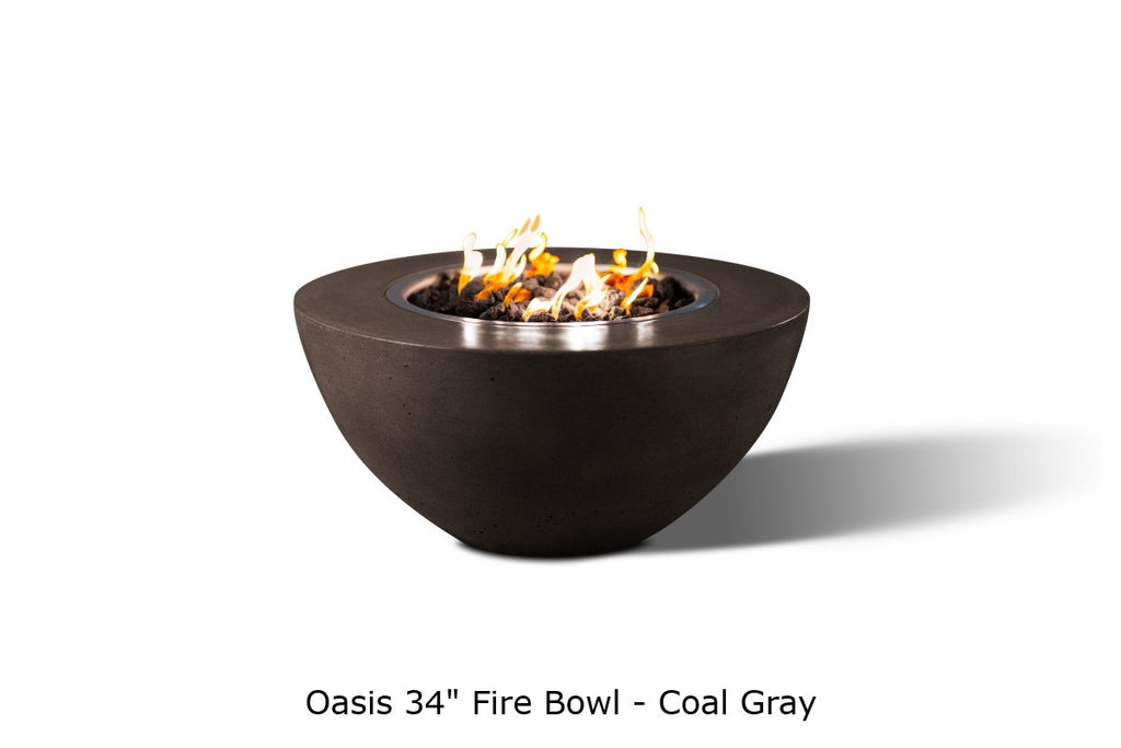 Slick Rock Oasis Round Gas Fire Bowl