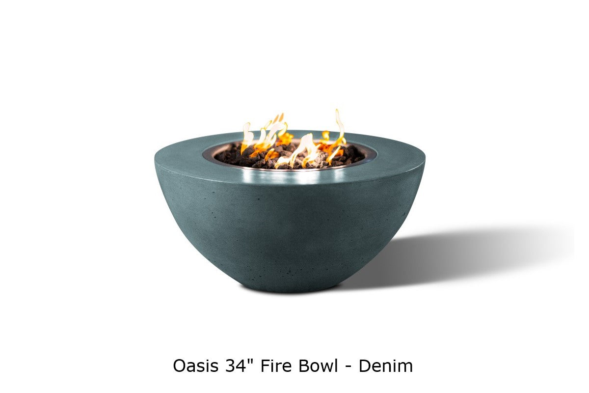Slick Rock Oasis Round Gas Fire Bowl