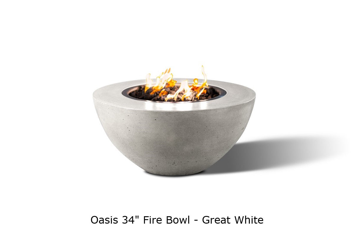Slick Rock Oasis Round Gas Fire Bowl