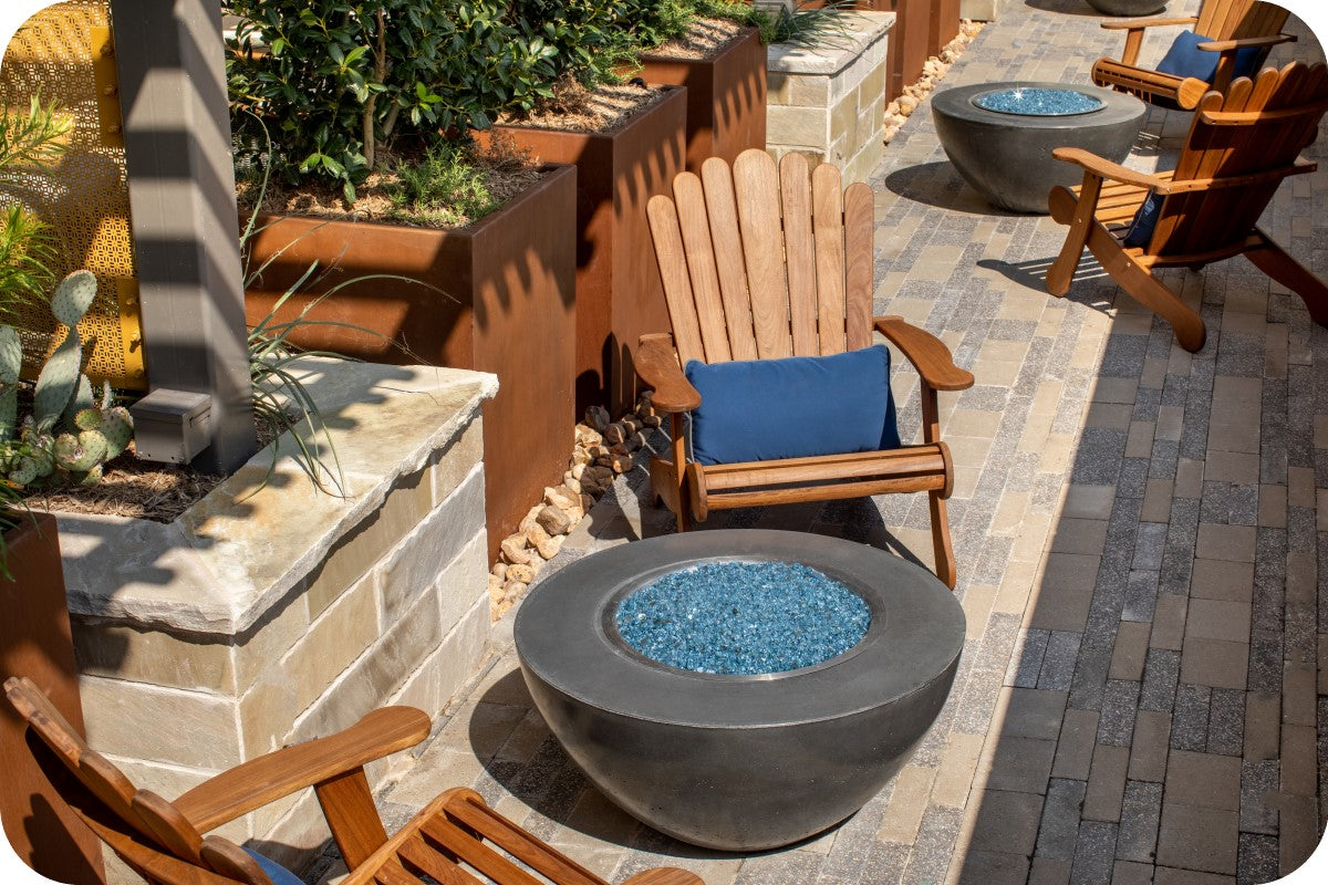 Slick Rock Oasis Round Gas Fire Bowl