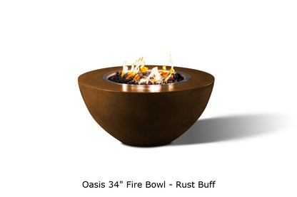 Slick Rock Oasis Round Gas Fire Bowl