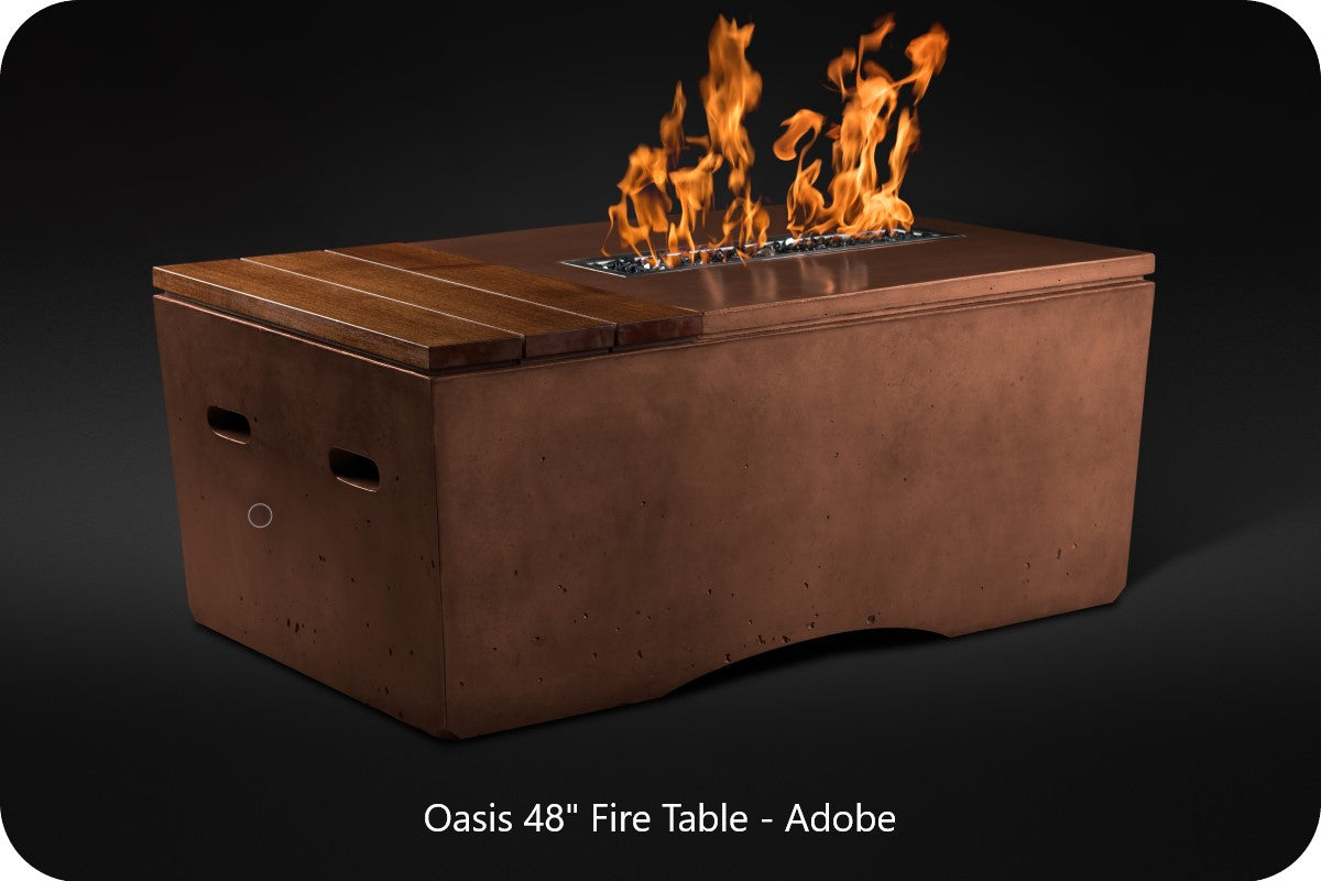 Slick Rock Oasis Round Gas Fire Pit Table