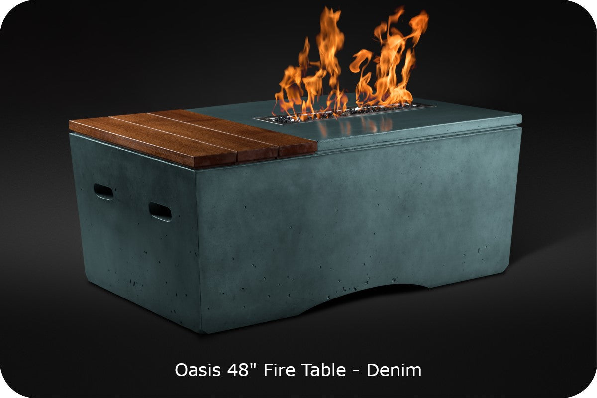 Slick Rock Oasis Round Gas Fire Pit Table