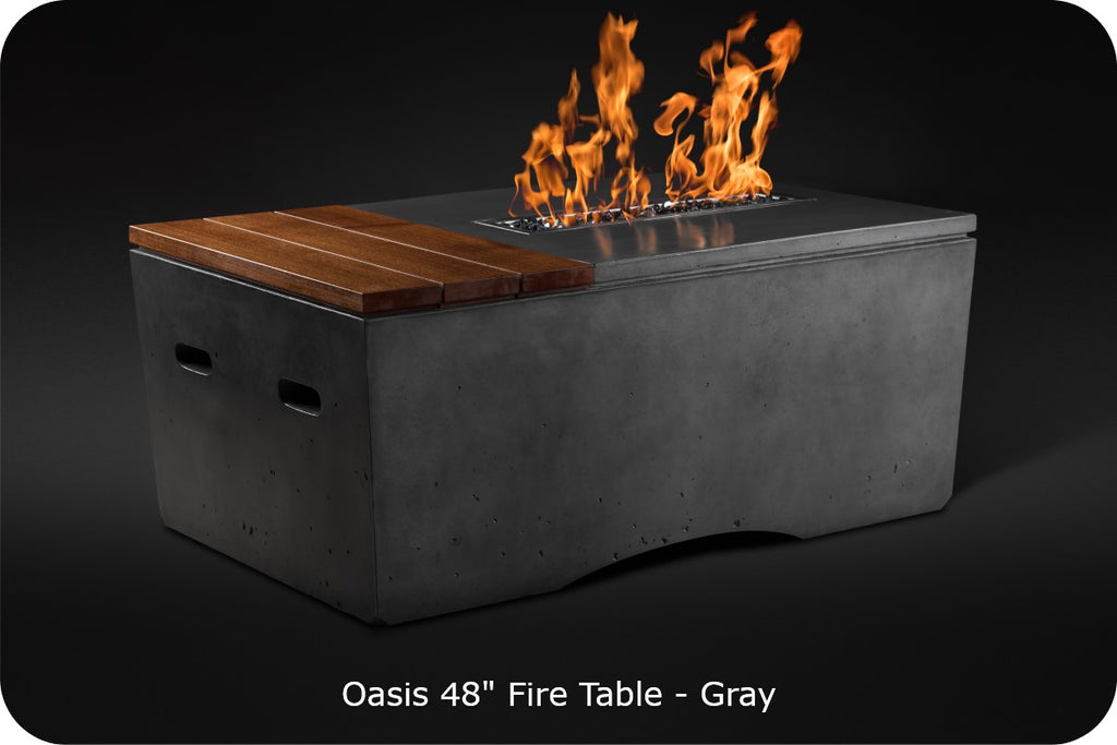 Slick Rock Oasis Round Gas Fire Pit Table