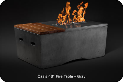 Slick Rock Oasis Round Gas Fire Pit Table