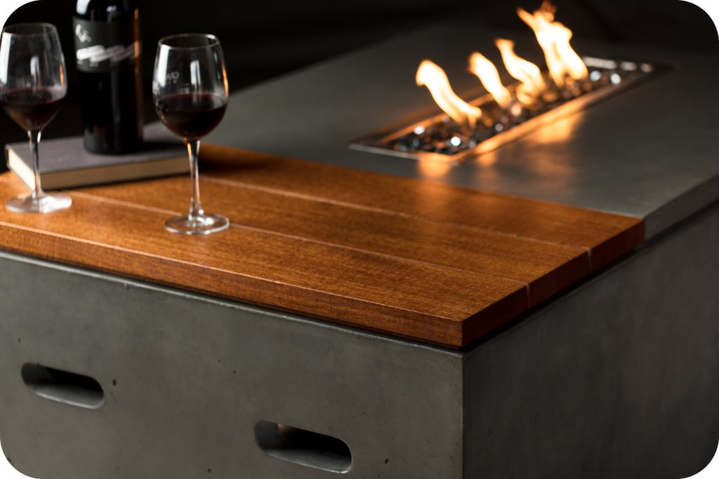 Slick Rock Oasis Round Gas Fire Pit Table