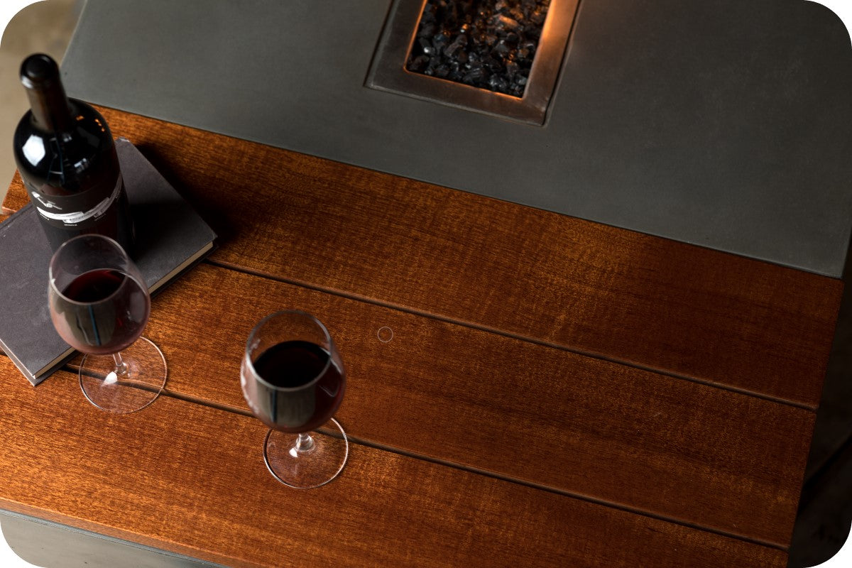 Slick Rock Oasis Round Gas Fire Pit Table