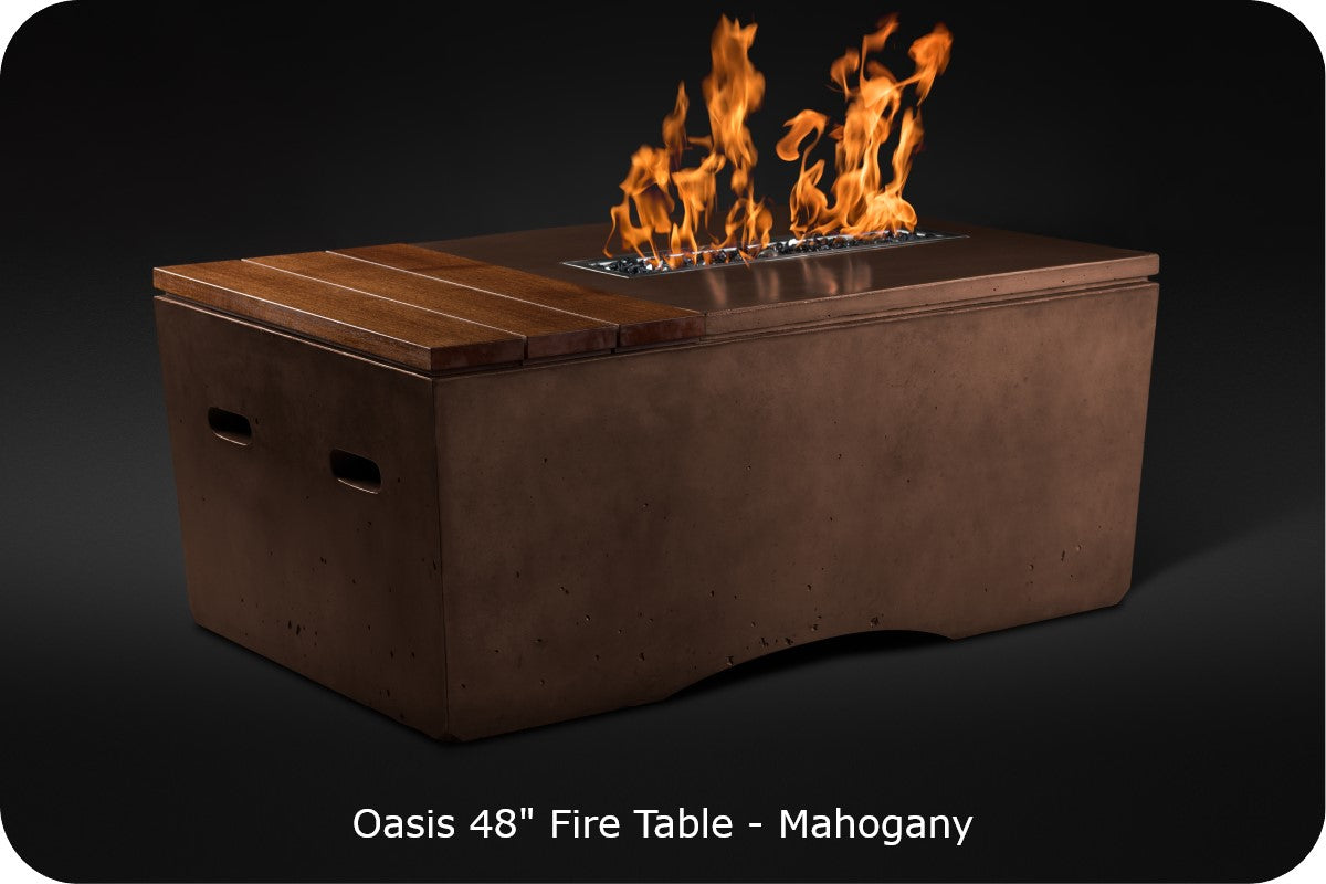 Slick Rock Oasis Round Gas Fire Pit Table