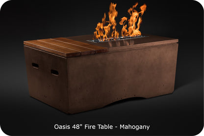 Slick Rock Oasis Round Gas Fire Pit Table