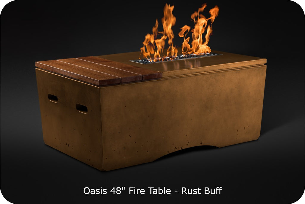 Slick Rock Oasis Round Gas Fire Pit Table