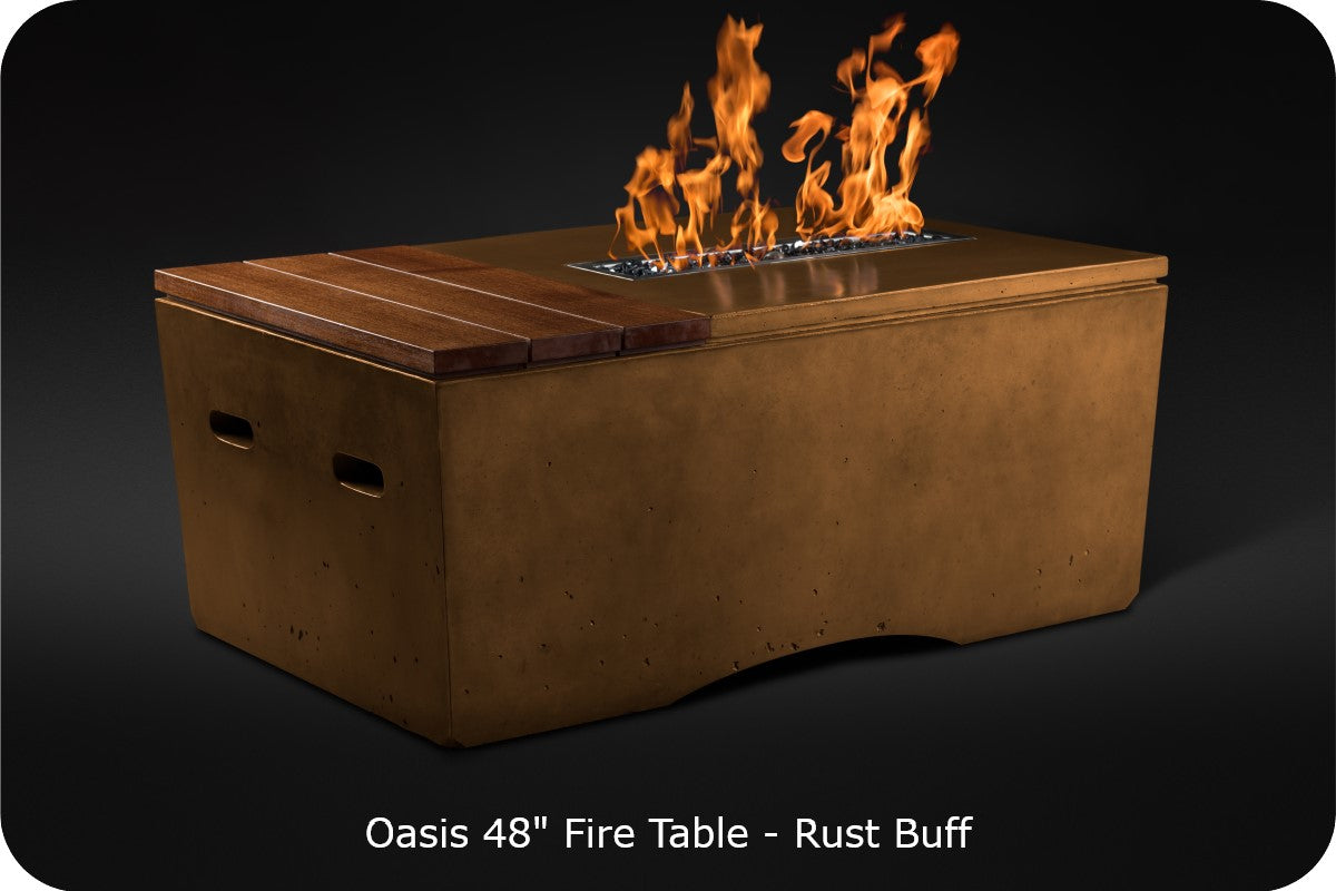 Slick Rock Oasis Round Gas Fire Pit Table