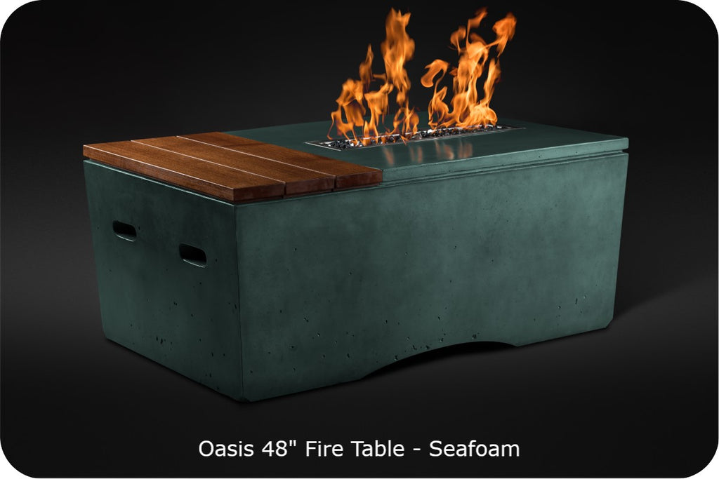 Slick Rock Oasis Round Gas Fire Pit Table