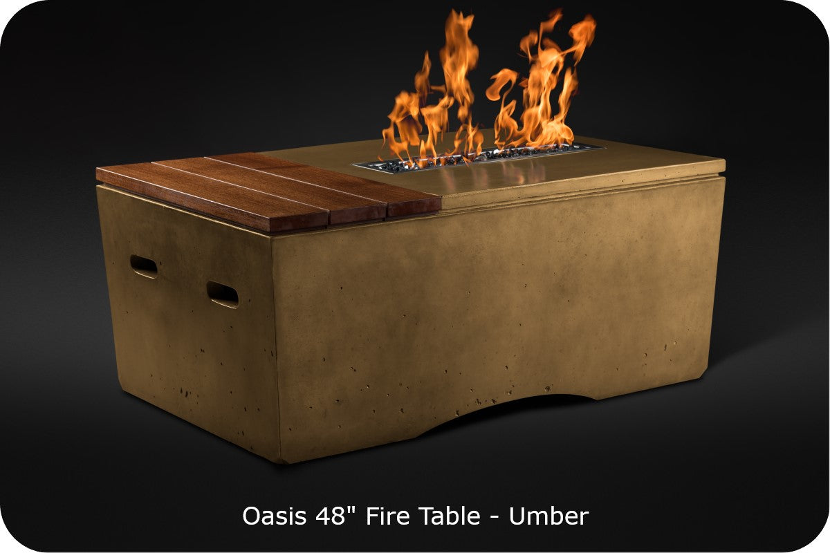 Slick Rock Oasis Round Gas Fire Pit Table