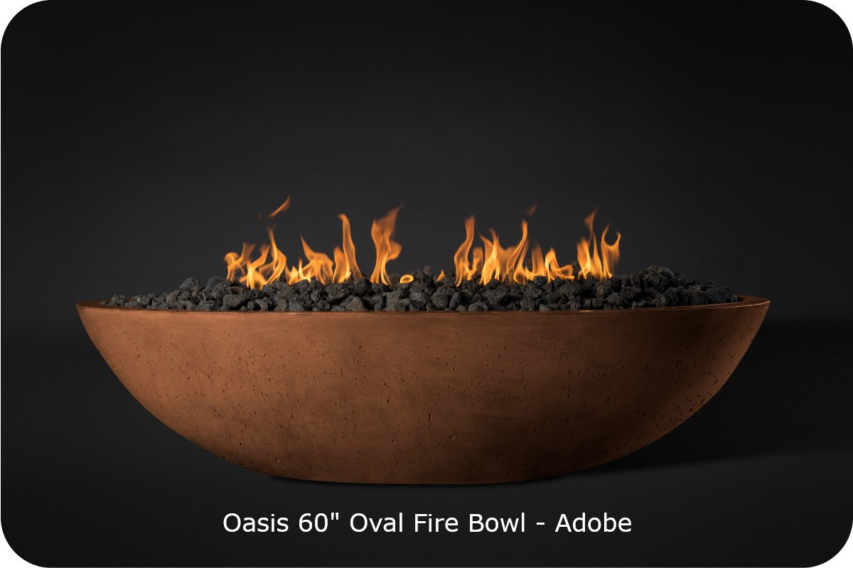 Slick Rock Oasis Oval Gas Fire Bowl