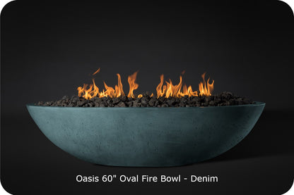 Slick Rock Oasis Oval Gas Fire Bowl