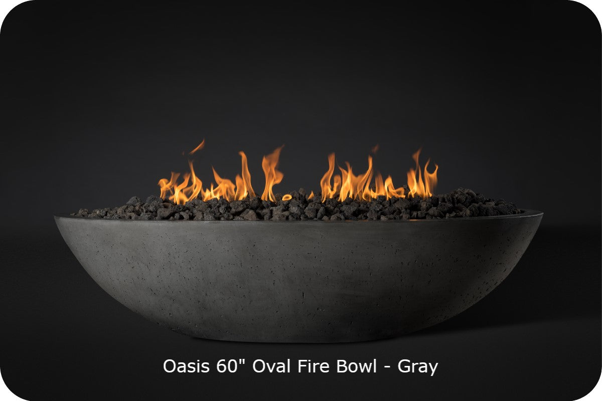 Slick Rock Oasis Oval Gas Fire Bowl