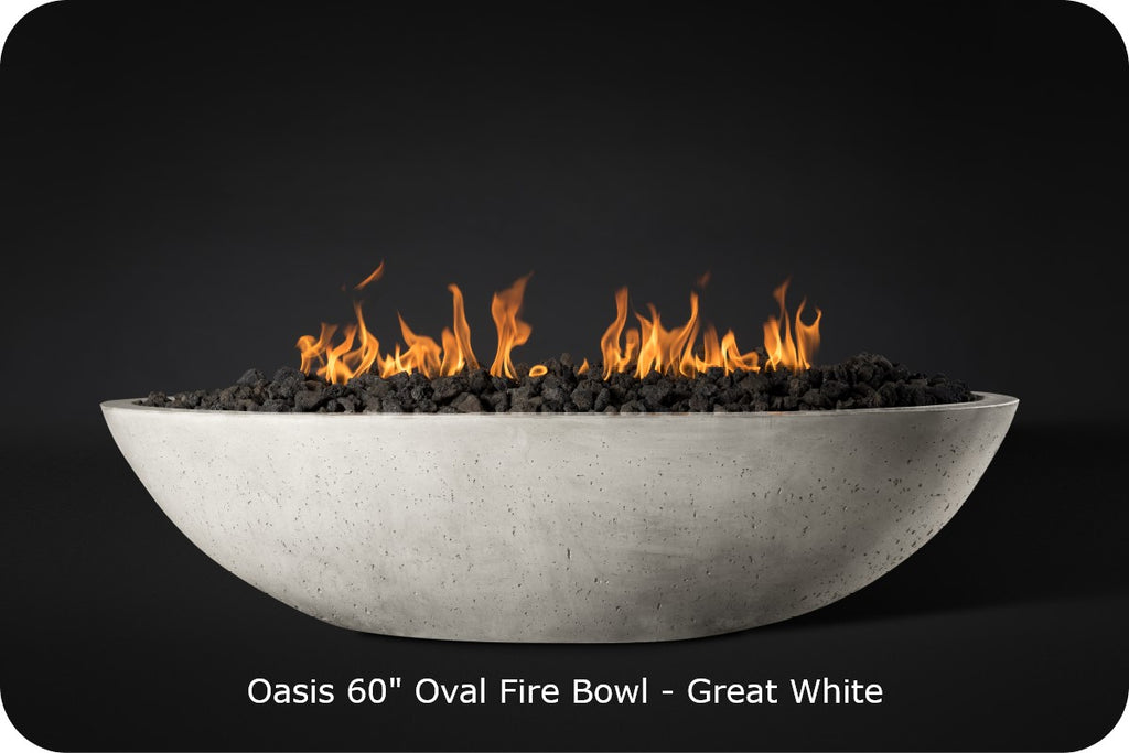 Slick Rock Oasis Oval Gas Fire Bowl