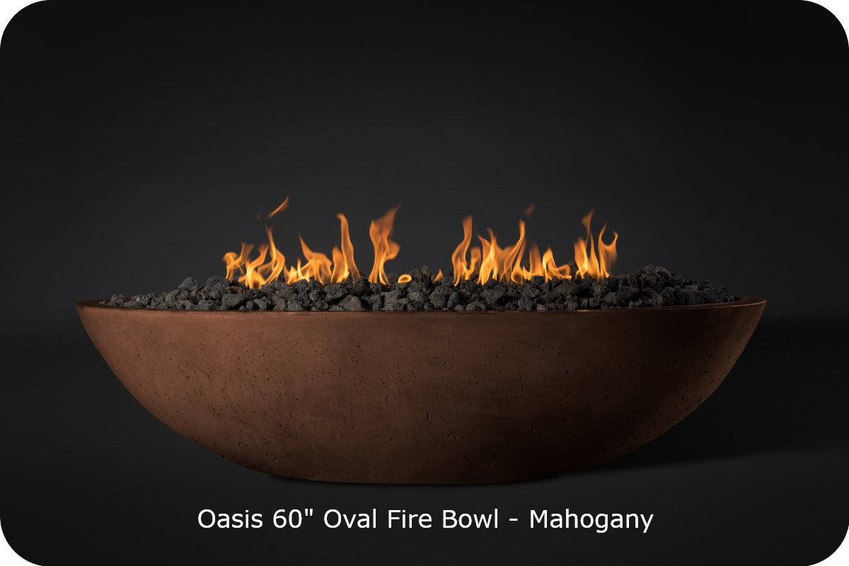 Slick Rock Oasis Oval Gas Fire Bowl