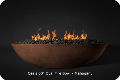 Slick Rock Oasis Oval Gas Fire Bowl