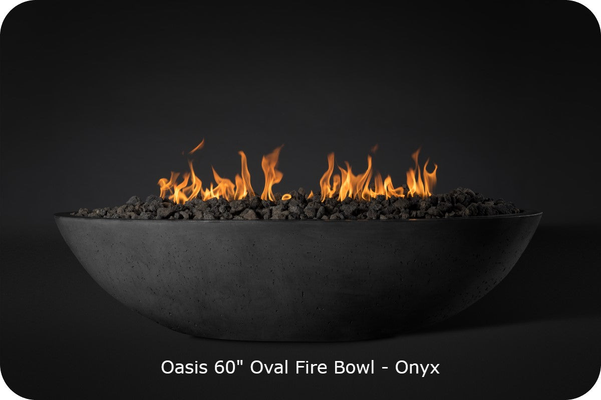 Slick Rock Oasis Oval Gas Fire Bowl