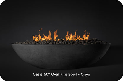 Slick Rock Oasis Oval Gas Fire Bowl
