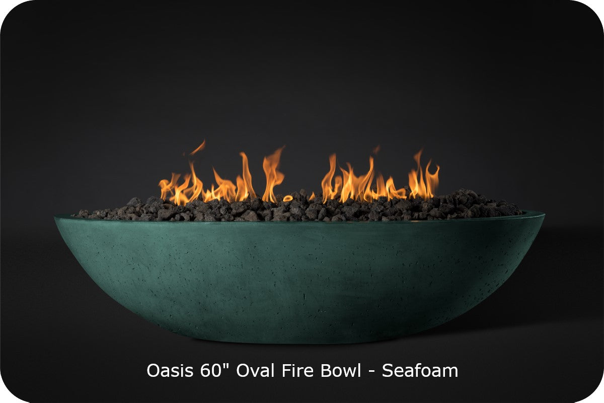 Slick Rock Oasis Oval Gas Fire Bowl
