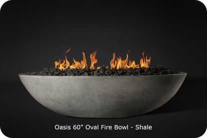 Slick Rock Oasis Oval Gas Fire Bowl