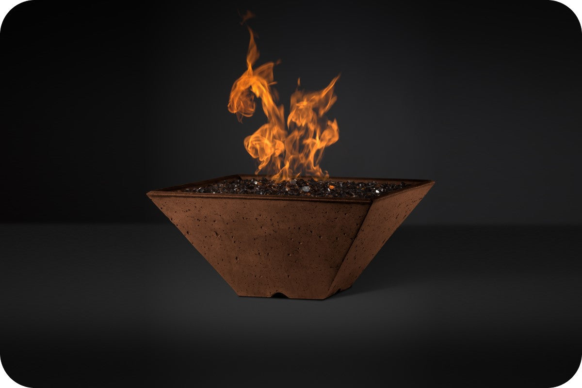 Slick Rock RidgeLine Square Gas Fire Bowl