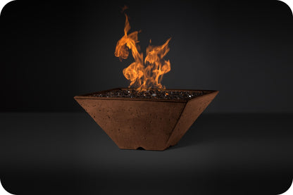 Slick Rock RidgeLine Square Gas Fire Bowl