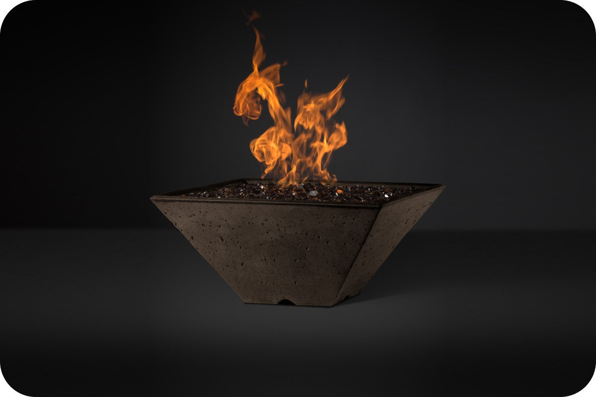 Slick Rock RidgeLine Square Gas Fire Bowl