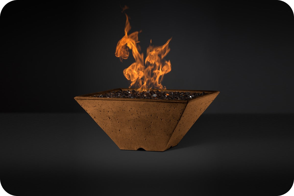 Slick Rock RidgeLine Square Gas Fire Bowl