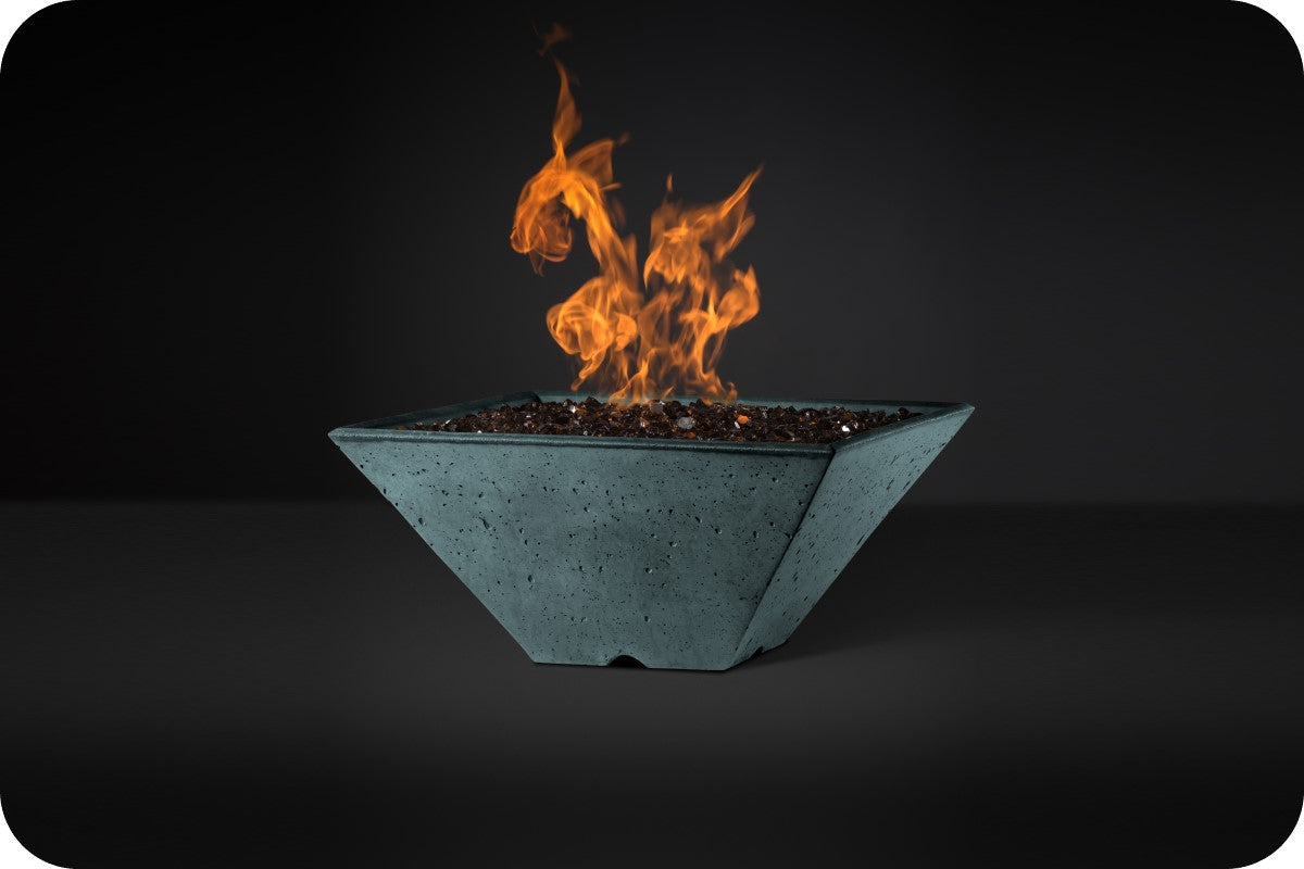 Slick Rock RidgeLine Square Gas Fire Bowl