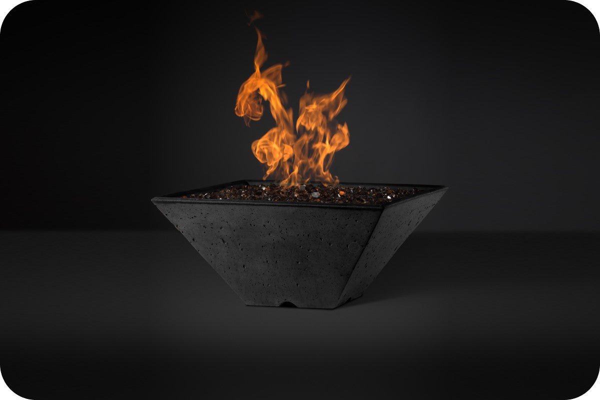 Slick Rock RidgeLine Square Gas Fire Bowl