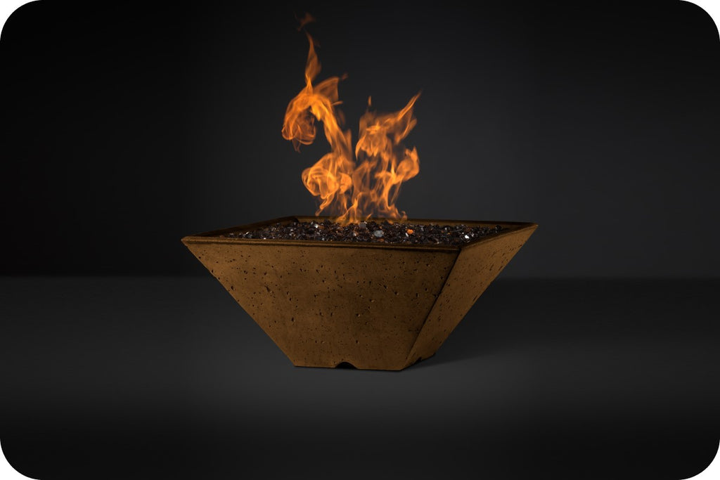 Slick Rock Ridgeline Square Gas Fire Bowl
