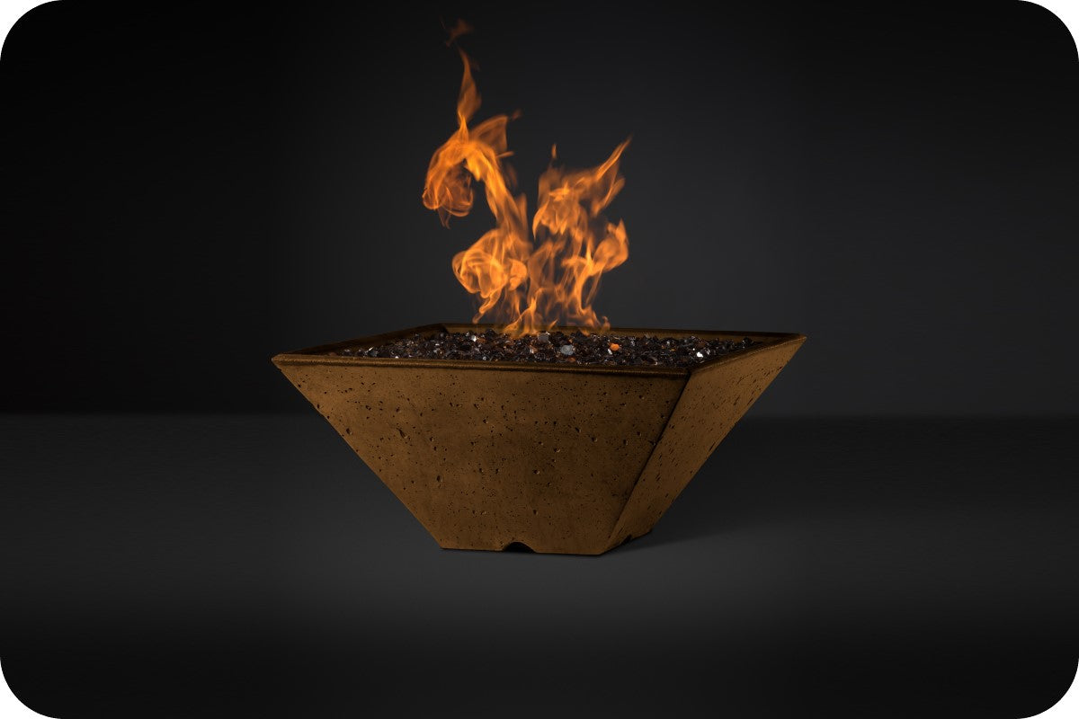 Slick Rock RidgeLine Square Gas Fire Bowl