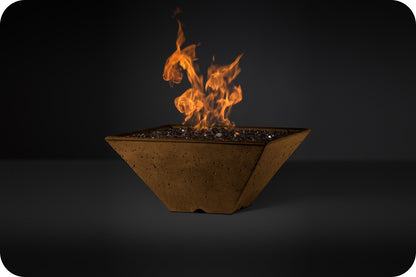 Slick Rock RidgeLine Square Gas Fire Bowl