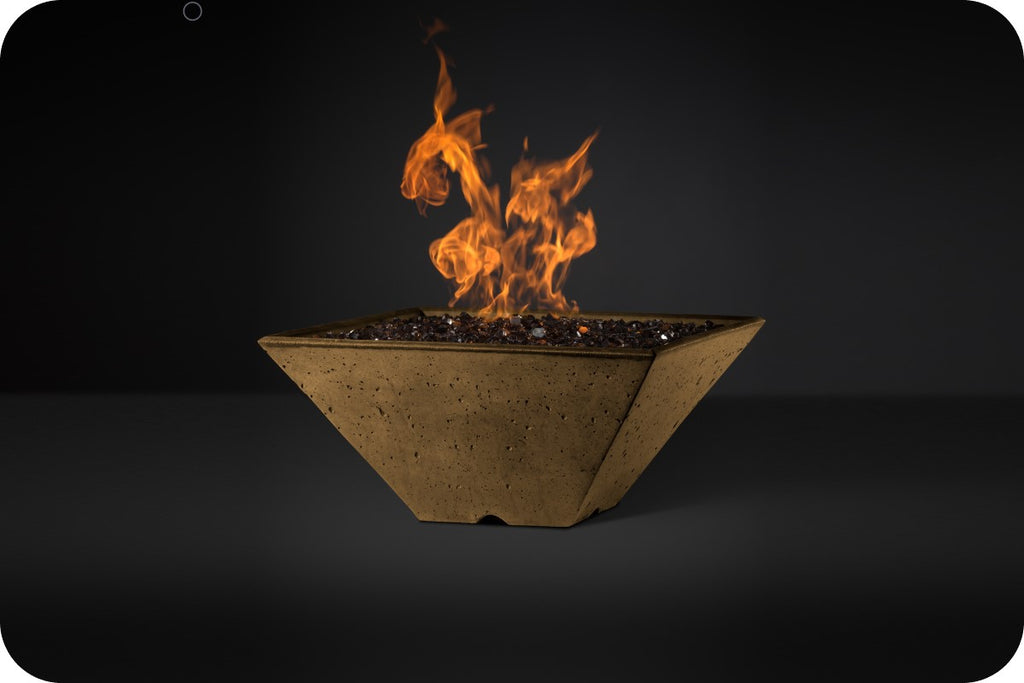 Slick Rock Ridgeline Square Gas Fire Bowl