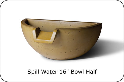 Slick Rock Spill Round Water Bowl Half