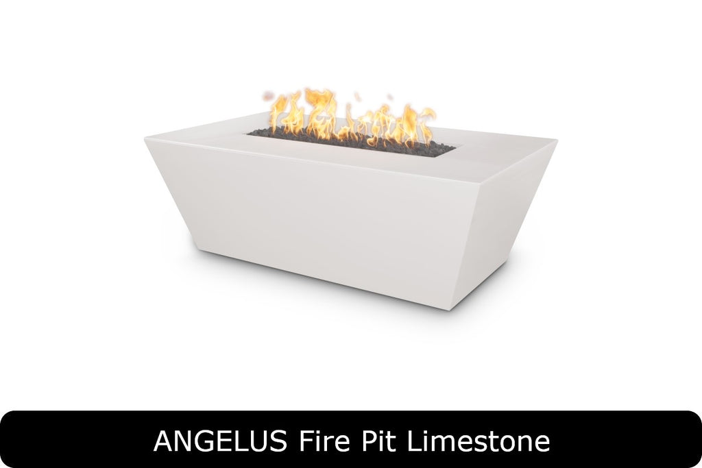 The Outdoor Plus Angelus Gas Fire Pit Table Rectangular