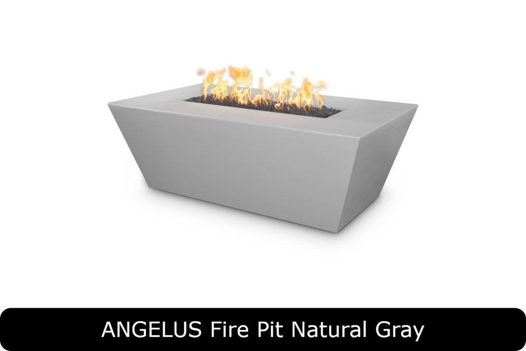The Outdoor Plus Angelus Gas Fire Pit Table Rectangular
