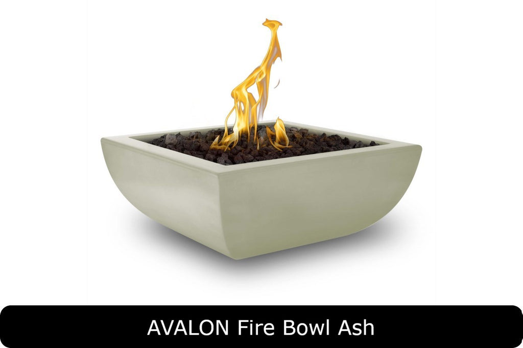The Outdoor Plus Avalon Square Gas Fire Bowl